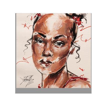 Peinture Sanya par Istraille | Tableau Figuratif Acrylique Portraits