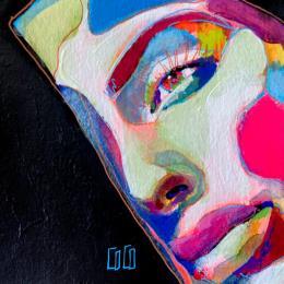 Painting Conversations Silencieuses : Pa(e)nsez by Coco | Painting Figurative Acrylic Portrait