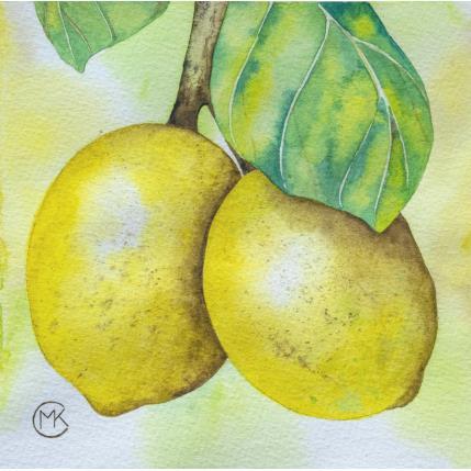 Peinture Jaune brillant par Kuprina Carle Maria | Tableau Figuratif Aquarelle Nature