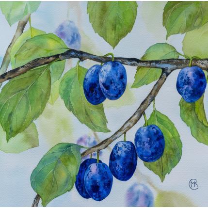 Peinture Symbole de lumière  par Kuprina Carle Maria | Tableau Figuratif Aquarelle Nature