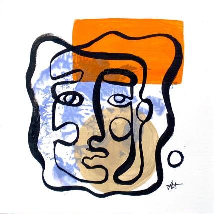 Peinture Joséphine par Elliot Clara | Tableau Figuratif Acrylique, Encre Portraits