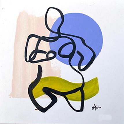 Peinture corps de femme par Elliot Clara | Tableau Figuratif Acrylique, Encre Nu