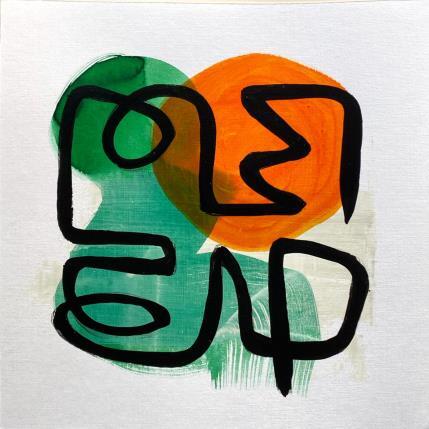 Peinture Spooky par Elliot Clara | Tableau Abstrait Acrylique, Encre Minimaliste