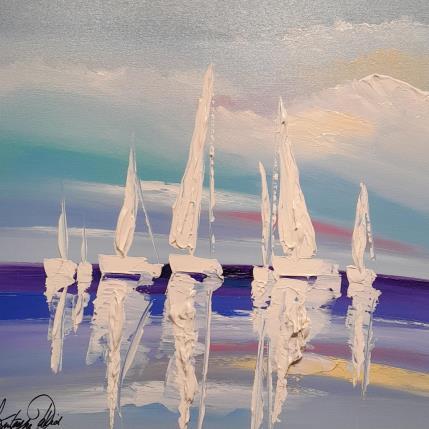 Peinture Dans les vents du bonheur par Fonteyne David | Tableau Figuratif Acrylique Marine