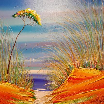 Painting Pour une balade avec toi by Fonteyne David | Painting Figurative Acrylic Marine