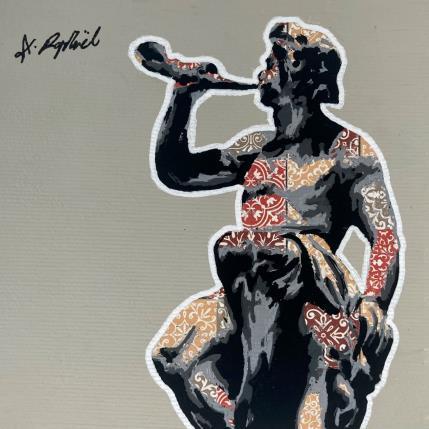 Painting 12H26 by André Raphaël | Painting Figurative Acrylic Architecture, Landscapes, Portrait