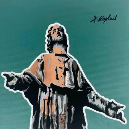 Peinture 14H19 par André Raphaël | Tableau Figuratif Acrylique Architecture, Portraits, Urbain