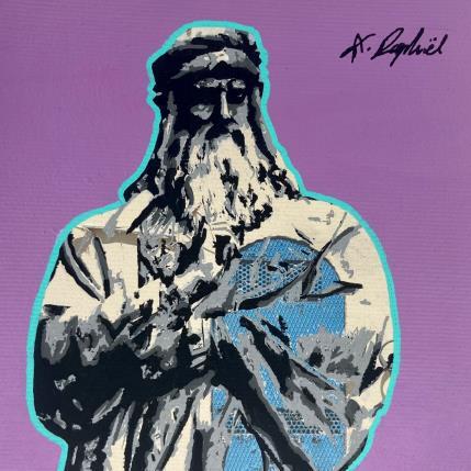 Painting 09H43 by André Raphaël | Painting Figurative Acrylic Architecture, Life style, Portrait