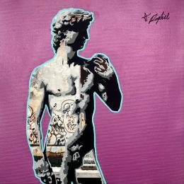 Pintura 13H14 por André Raphaël | Pintura Figurative Acrylic Architecture, Landscapes, Portrait