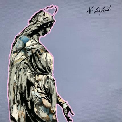 Peinture 08H28 par André Raphaël | Tableau Figuratif Acrylique Architecture, Portraits, Scènes de vie