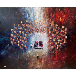 Painting Concert français avec chef pianiste by Reymond Pierre | Painting Figurative Oil Music