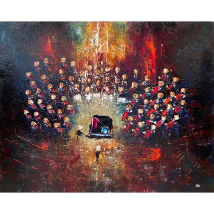 Painting Concert Baroque avec chef pianiste by Reymond Pierre | Painting Figurative Oil Music