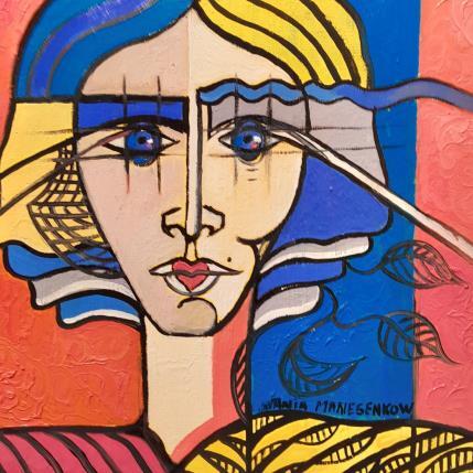 Peinture Madame par Manesenkow Tania | Tableau Figuratif Huile Portraits