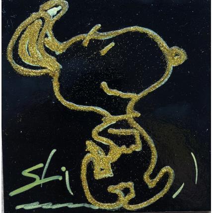 Peinture Snoopy run par Mestres Sergi | Tableau Pop-art Acrylique, Graffiti Icones Pop