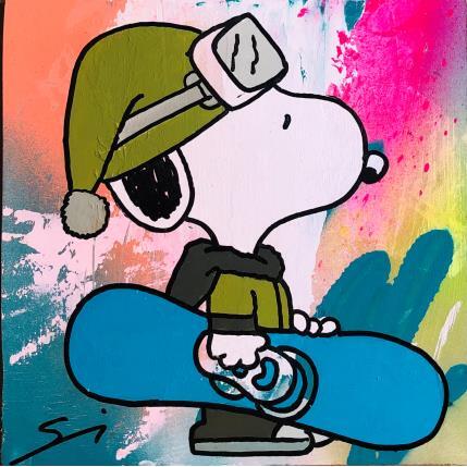 Peinture SNOOPY BOARD par Mestres Sergi | Tableau Pop-art Acrylique, Graffiti Icones Pop