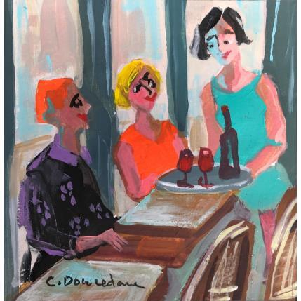 Peinture Coteaux d'Aix par Doucedame Christine | Tableau Figuratif Acrylique Scènes de vie