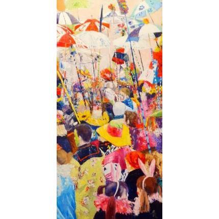 Peinture Chapeaux Carnaval par Rigaux Régis | Tableau Figuratif Huile Urbain