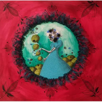 Painting sans titre by Nai | Painting Surrealism Acrylic, Gluing Life style, Nature, Society