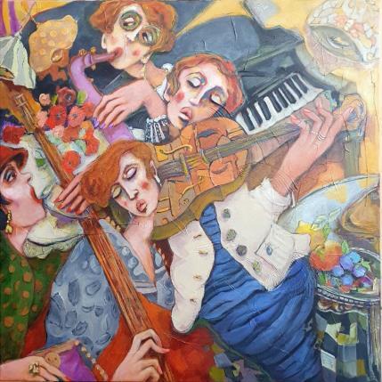 Peinture Fantaisie classique  par Garilli Nicole | Tableau Figuratif Acrylique Scènes de vie