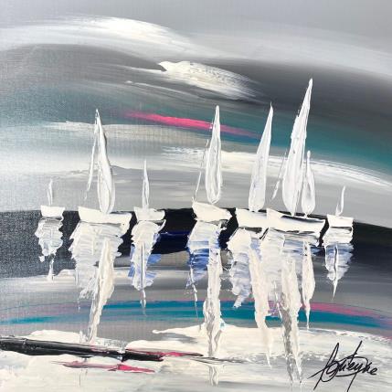 Peinture Je pars avec Toi par Fonteyne David | Tableau Figuratif Acrylique