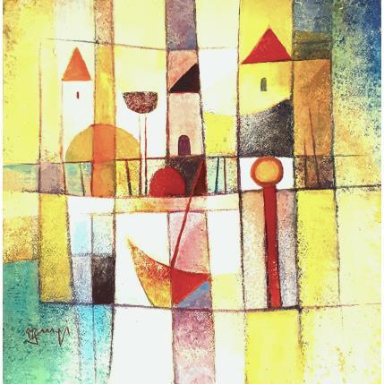 Peinture AP120  SIGNES MARINS par Burgi Roger | Tableau Figuratif Acrylique