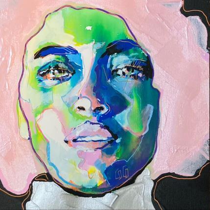 Peinture Conversations Silencieuse : Enroselavie par Coco | Tableau Figuratif Acrylique Portraits