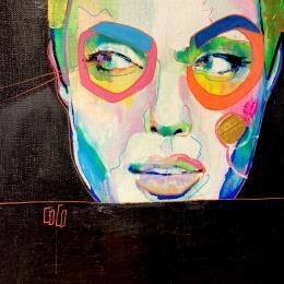 Painting Conversations Silencieuses : Indésirâme  by Coco | Painting Figurative Acrylic Pop icons, Portrait