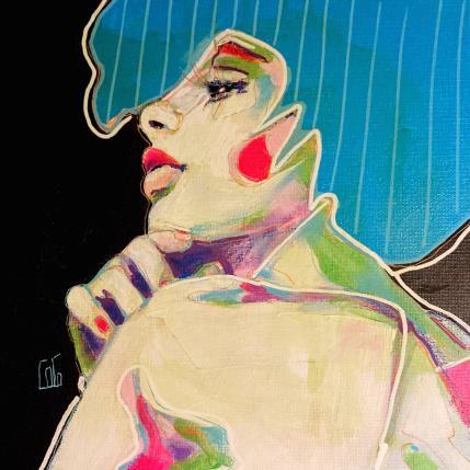 Peinture Conversations Silencieuses : Questionnemoi par Coco | Tableau Figuratif Acrylique Portraits