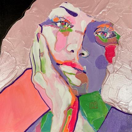 Painting F3 Conversations Silencieuses : Solistude by Coco | Painting Figurative Acrylic Portrait