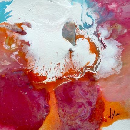 Peinture L'arc en ciel de vie par Han | Tableau Abstrait Acrylique Nature, Paysages