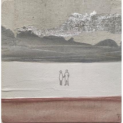 Peinture QUELLO CHE SARA' par Roma Gaia | Tableau Art naïf Acrylique, Sable Minimaliste