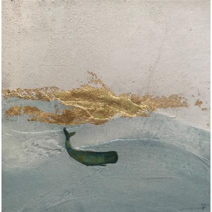 Peinture USHUAIA par Roma Gaia | Tableau Art naïf Acrylique, Sable Minimaliste