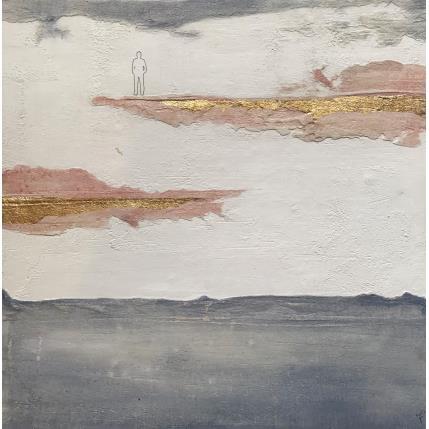 Peinture GRAND HOTEL par Roma Gaia | Tableau Art naïf Acrylique, Sable Minimaliste