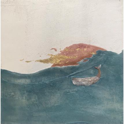 Pintura SOL LEVANTE por Roma Gaia | Pintura Naive art Acrylic, Sand Minimalist