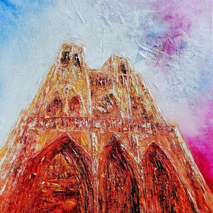 Gemälde Notre Dame de Paris von Reymond Pierre | Gemälde Figurativ Öl Architektur, Urban