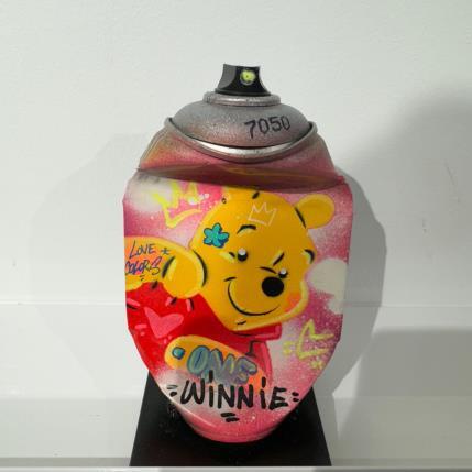 Sculpture WINNIE par Kedarone | Sculpture Pop-art Acrylique, Graffiti Icones Pop