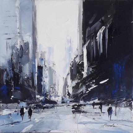 Peinture URBAN BLACK par Poumelin Richard | Tableau Figuratif Acrylique, Huile Urbain