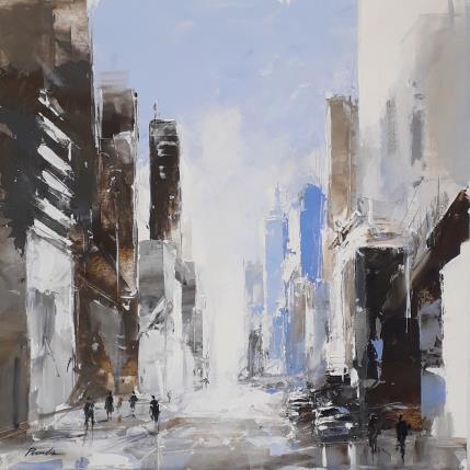 Gemälde BUILDINGS von Poumelin Richard | Gemälde Figurativ Acryl, Öl Urban