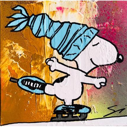 Peinture THE GREAT SKI par Mestres Sergi | Tableau Pop-art Acrylique, Graffiti Icones Pop