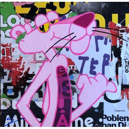 Peinture PINK POSTER par Mestres Sergi | Tableau Pop-art Acrylique, Graffiti Icones Pop