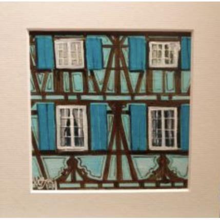 Peinture ORNAMENTS par Rasa | Tableau Figuratif Acrylique Urbain