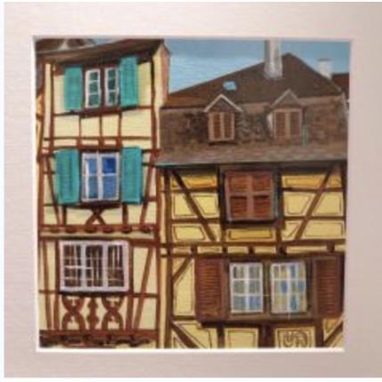 Peinture YELLOW AND YELLOW par Rasa | Tableau Figuratif Acrylique Urbain