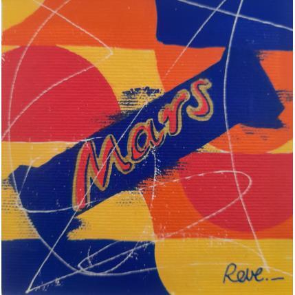 Painting Mars et ça repart by Revel | Painting Pop-art Acrylic, Posca