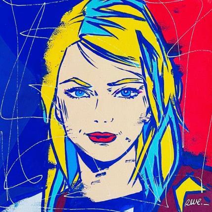 Peinture Mariane par Revel | Tableau Pop-art Acrylique, Posca Portraits