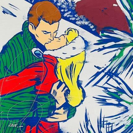 Peinture Chamonix par Revel | Tableau Pop-art Acrylique, Posca Nature, Sport