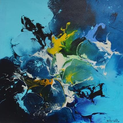 Peinture 17.01.12 par Zdzieblo Thierry | Tableau Abstrait Acrylique Minimaliste