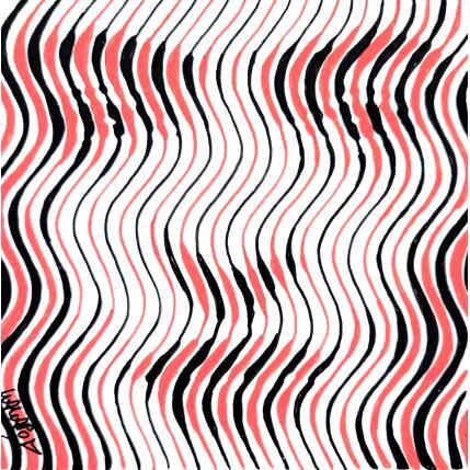 Peinture Regard frida rouge par Wawapod | Tableau Pop-art Acrylique, Posca Icones Pop