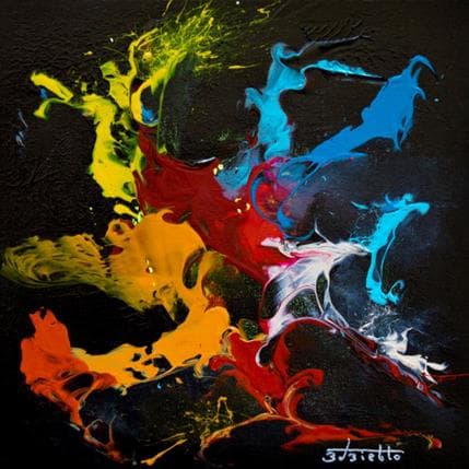 Peinture 18.06.15 par Zdzieblo Thierry | Tableau Abstrait Acrylique Minimaliste