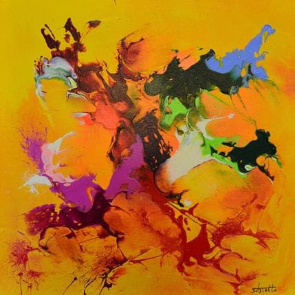 Peinture 18.11.23 par Zdzieblo Thierry | Tableau Abstrait Acrylique Minimaliste