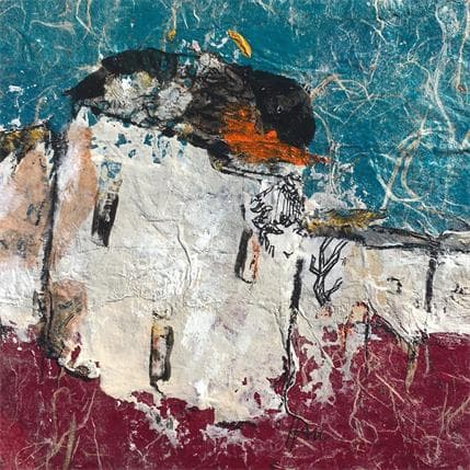 Peinture Comme à la maison 4 par Han | Tableau Abstrait Urbain